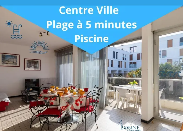 Le Cheops * Piscine * Plage A 5 Minutes * 3 Chambres